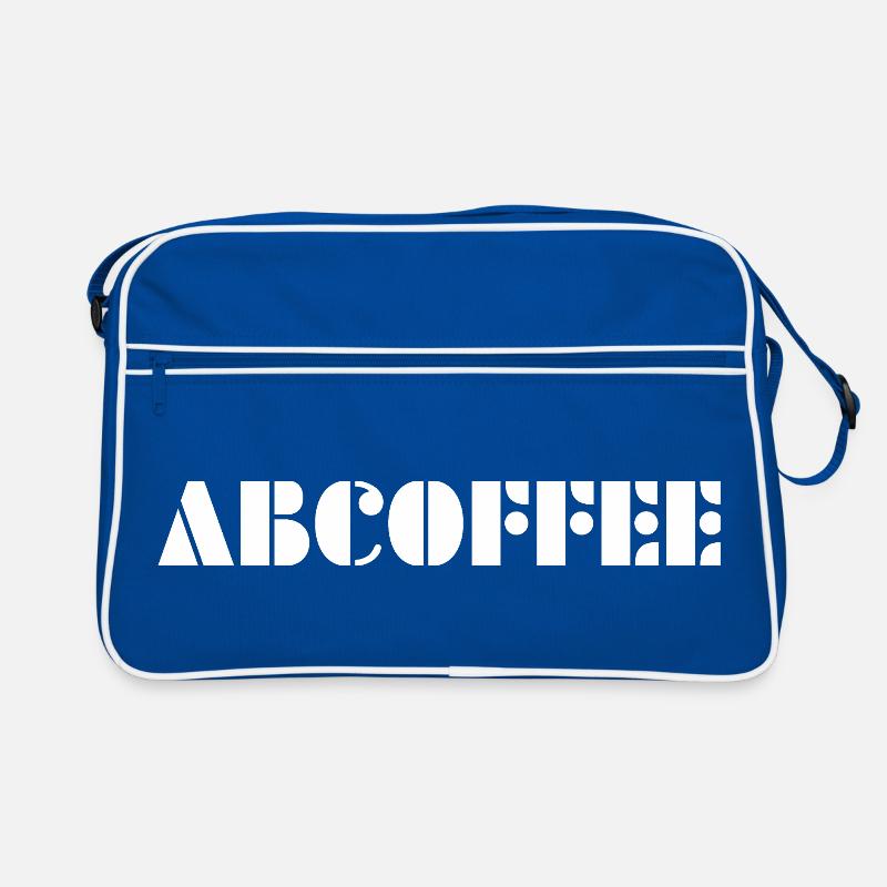 Coffee alphabet Retro Bag