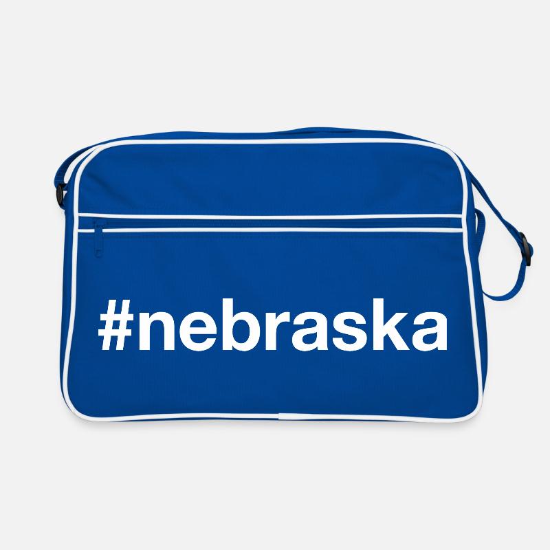 NEBRASKA State Hashtag Retro Tasche
