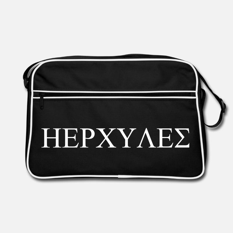 Hercules greek - Sac Retro - noir/blanc