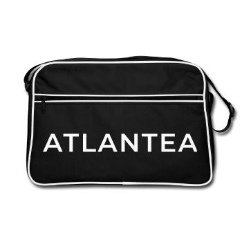 ATLANTEA -Atlantic lifestyle - Retro Bag - black/white - Front