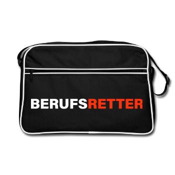 Professional rescuer - Retro Bag - black/white - Front