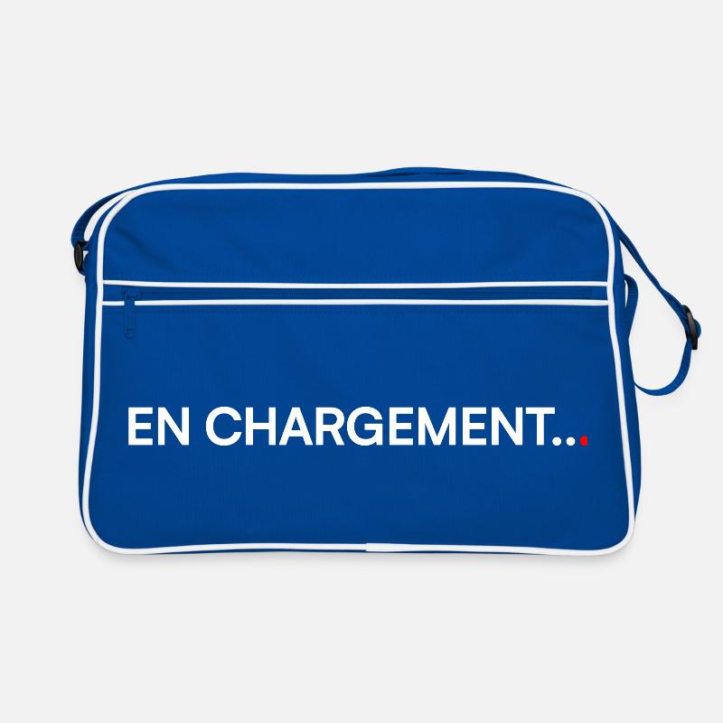 Loading, humor, tired, geeky Retro Bag