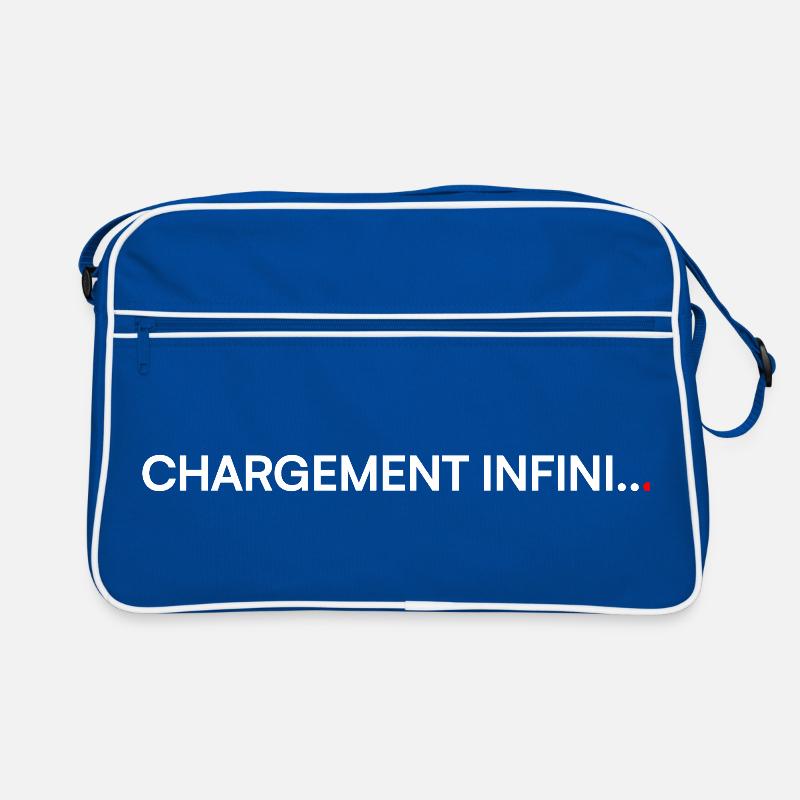 Infinite Loading, Humor, Tiredness, Work Retro Bag