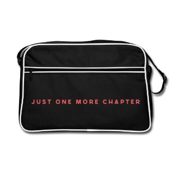 Just One More Chapter - Retro Bag - black/white - Front