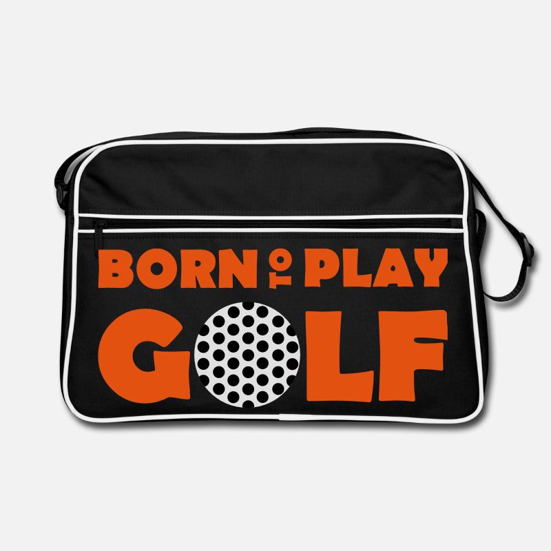 Born to play Golf Retro Tasche