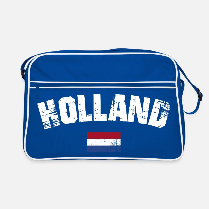 Holland Distressed Typography Retro Bag