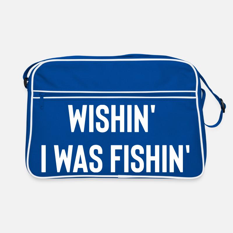 Pêcheur, pêcheur, pêche, dire, pêche Sac Retro