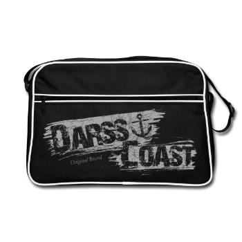DarssCoast - Original Brand - Retro Tasche - Schwarz/Weiß - Vorne