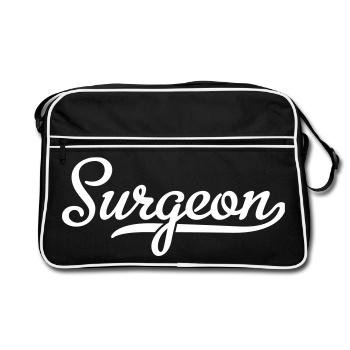 Surgeon - Retro Bag - black/white - Front