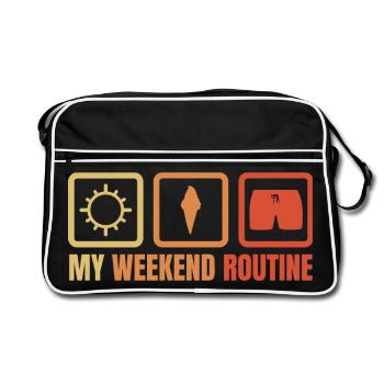Amateurs de crème glacée - Sac Retro - noir/blanc - Devant