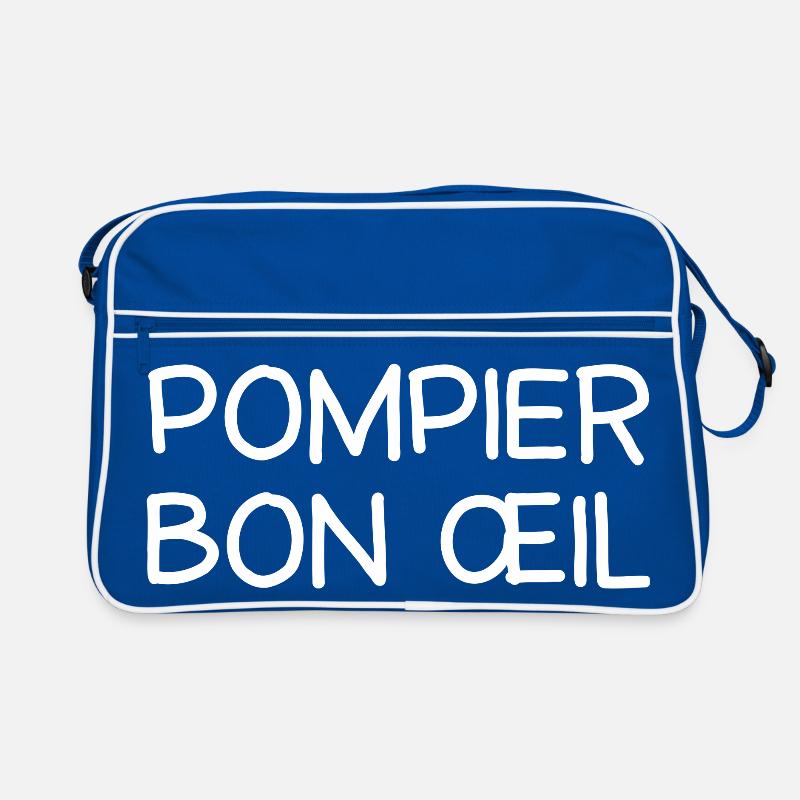 pompier, caserne de pompier, incendie Sac Retro