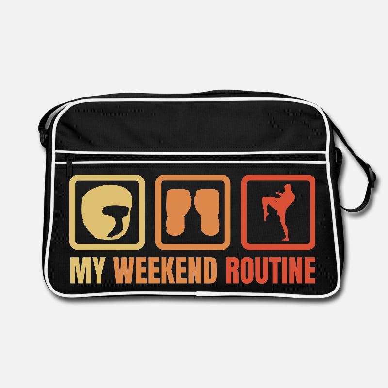 Kickboxer Wochenende Retro Tasche