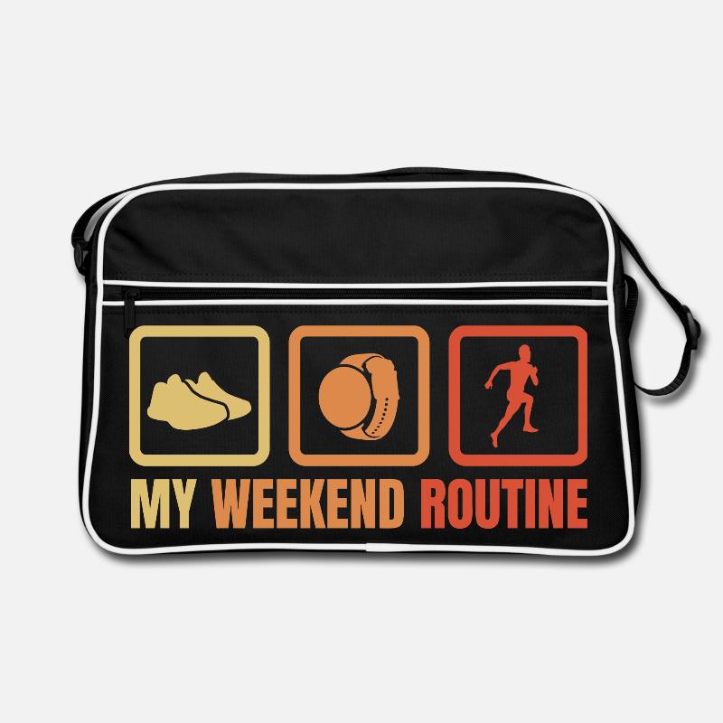 Routine du week-end des coureurs Sac Retro