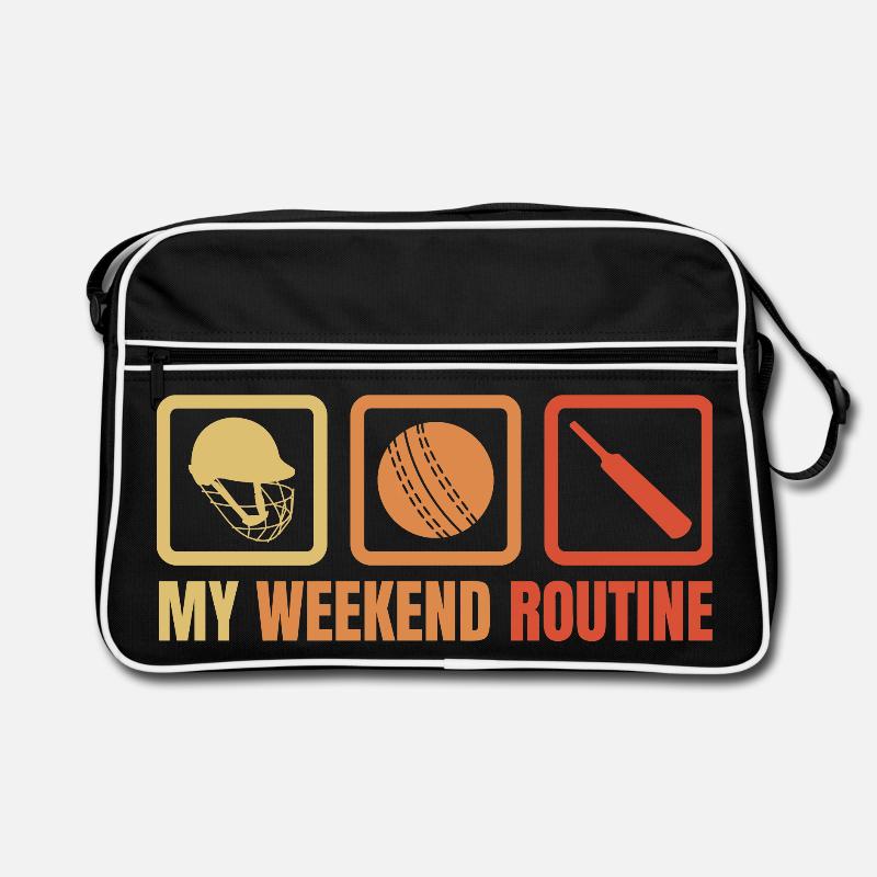 Meine Wochenendroutine Retro Tasche