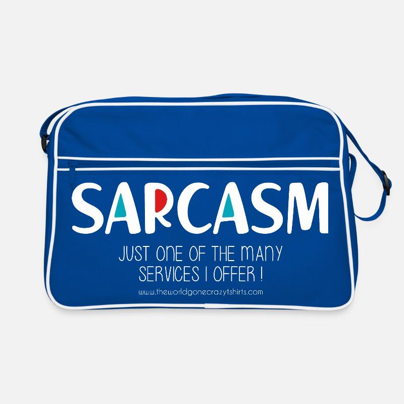 Sarcasm (dark) Retro Bag