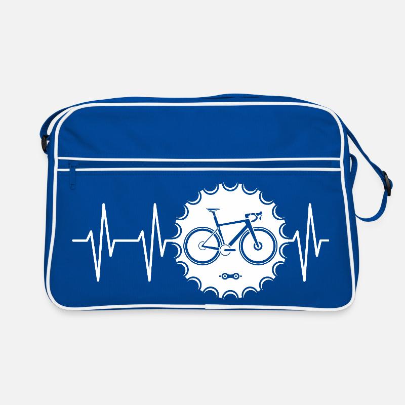 logo de vélo pulse avec pignon Biketeam Team Tour Sac Retro
