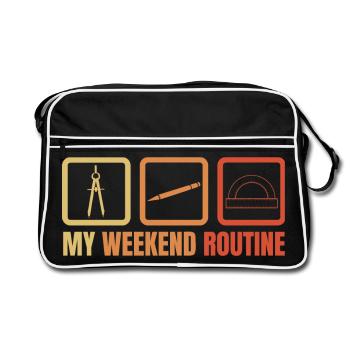 Architecture Weekend - Retro Bag - black/white - Front