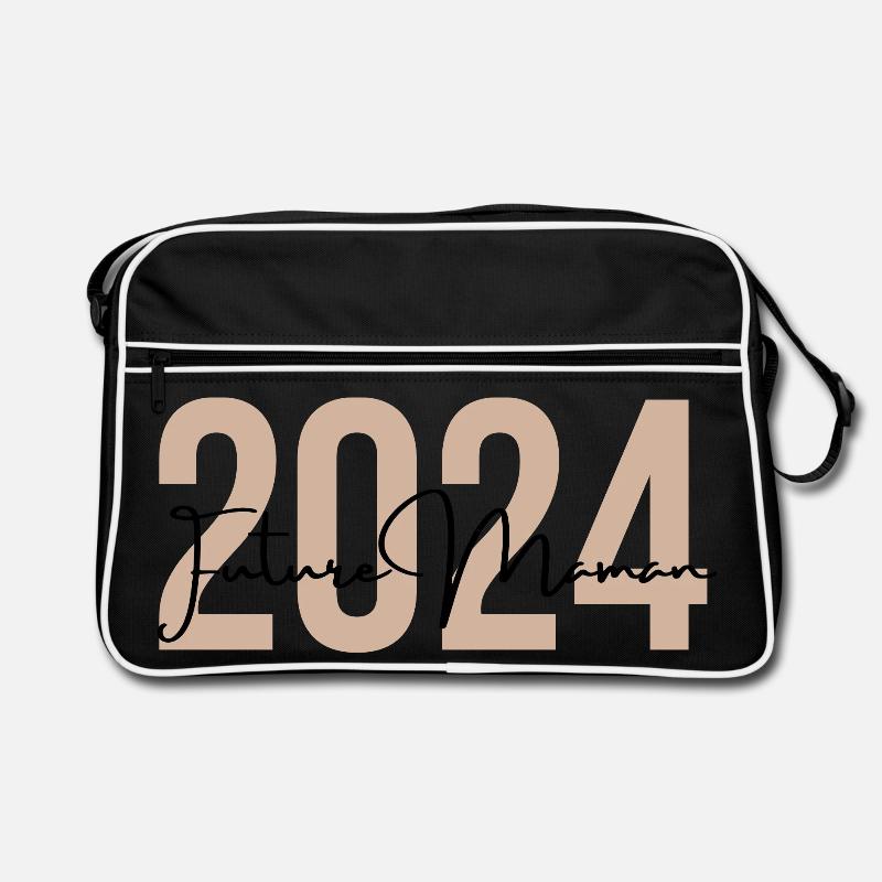 Werdende Mama 2024 Retro Tasche