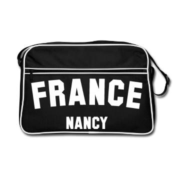 NANCY France Frankreich - Retro Bag - black/white - Front