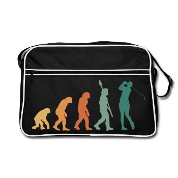 Evolution Golf rétro - Sac Retro - noir/blanc - Devant