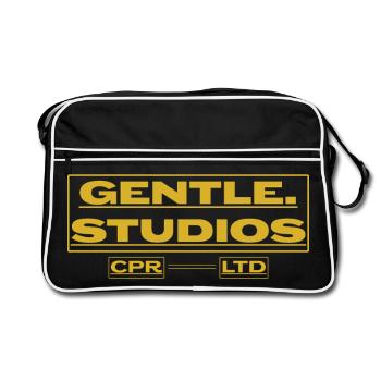 Gentle Studios – Image de marque minimaliste - Sac Retro - noir/blanc - Devant