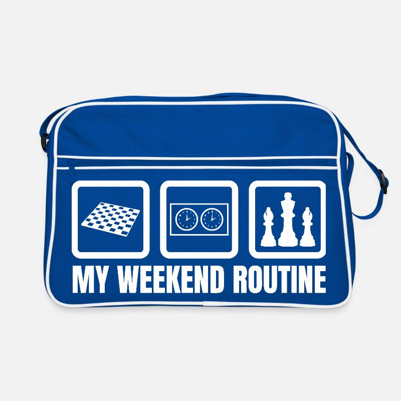 Chess Players Weekend Retro Bag