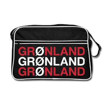 GROENLAND Groenland - Sac Retro - noir/blanc - Devant