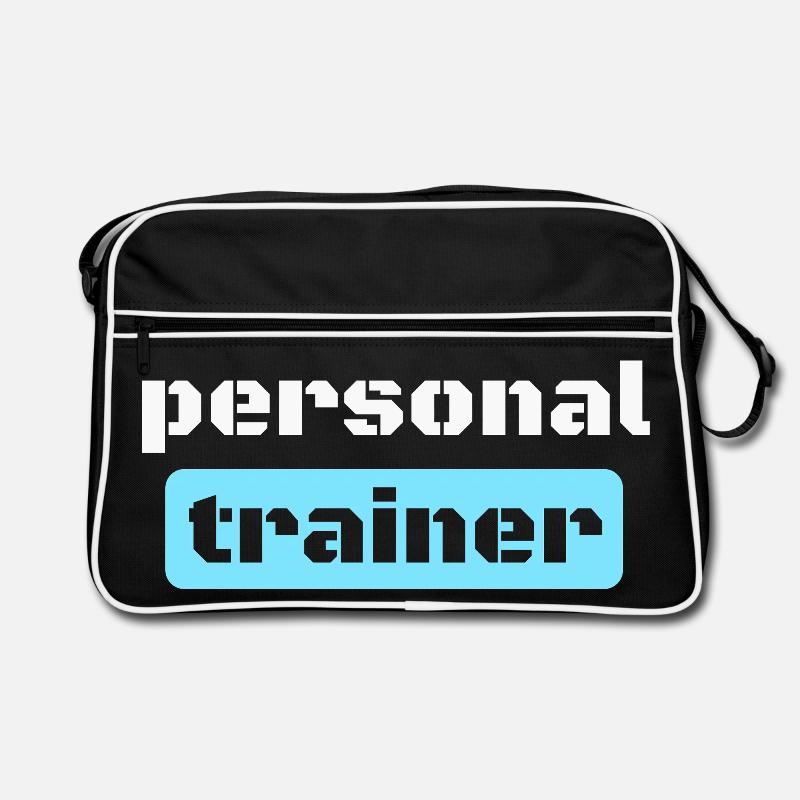 Personal Trainer Fitnesstrainer Retro Tasche