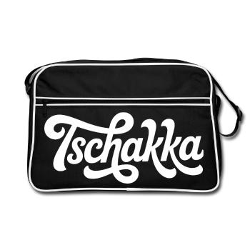 Tschakka - Sac Retro - noir/blanc - Devant