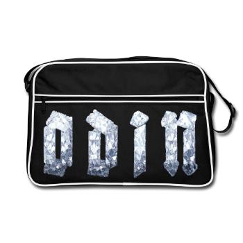 Odin - Retro Bag - black/white - Front