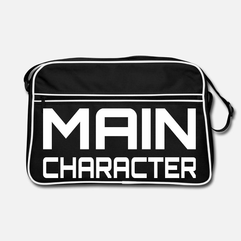 Main Character Gaming Saying Retro Bag