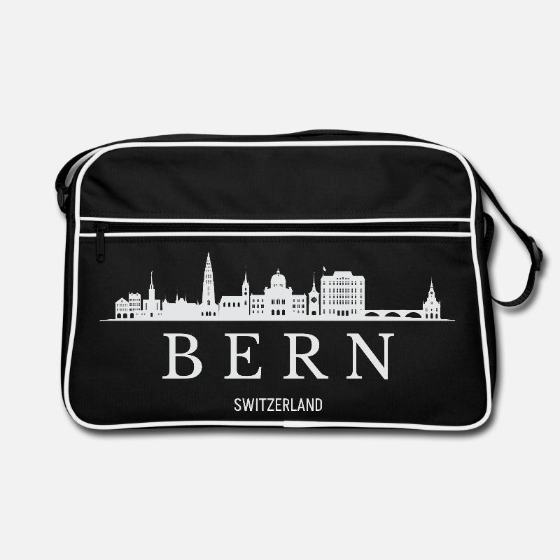 Silhouette de Berne, Berne Suisse Sac Retro