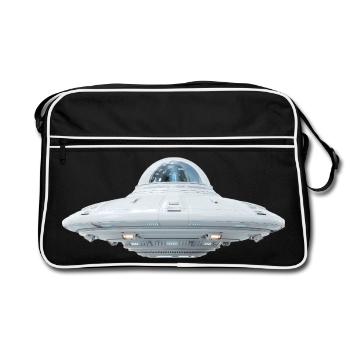 OVNI - Sac Retro - noir/blanc - Devant