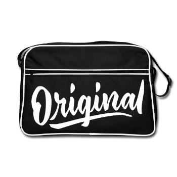 Original Unique Design Exclusif Création Tendance - Sac Retro - noir/blanc - Devant