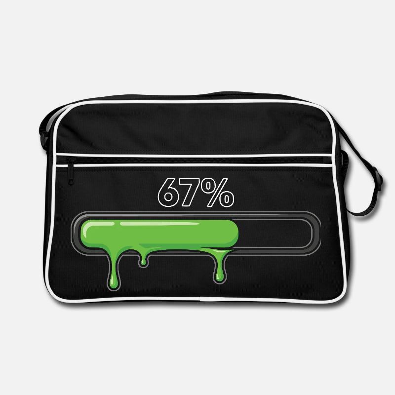 Slime Progress Bar 67 Meme Retro Bag