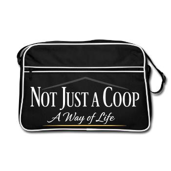 Chickens In The Garden Lifestyle Chicken - Retro Bag - black/white - Front