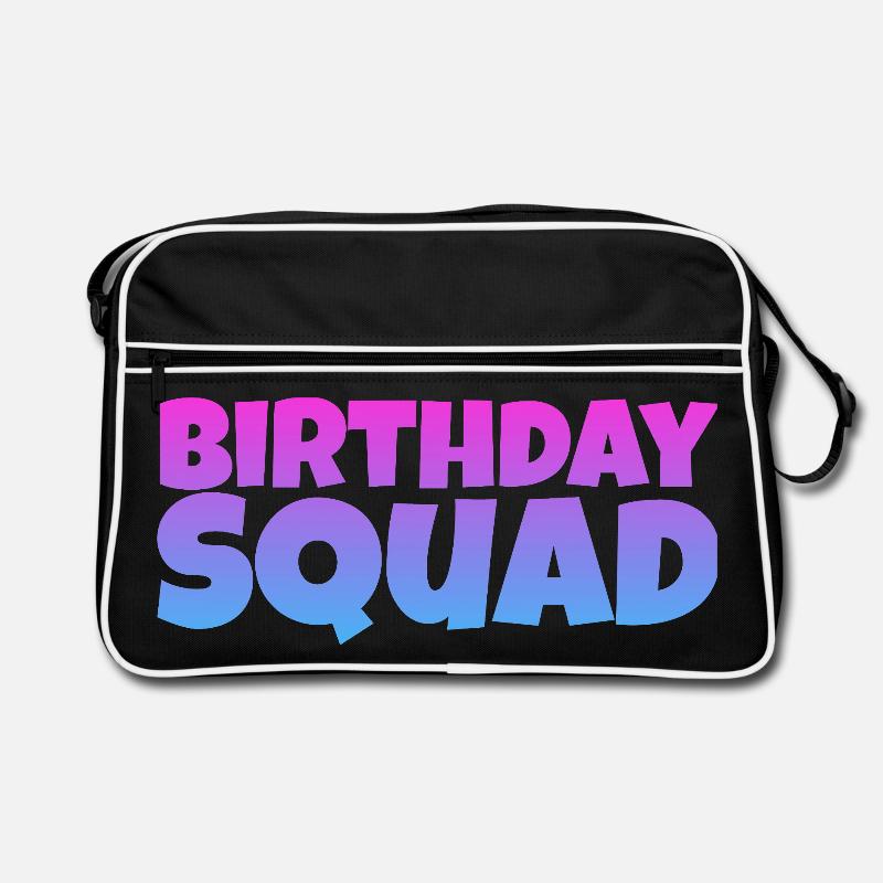 Birthday Squad – Conception d’anniversaire de groupe cool Sac Retro