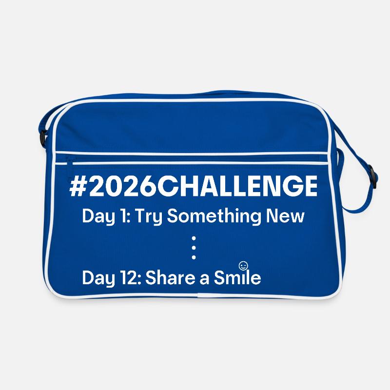 2026 Challenge – Motivation & Neuanfang Retro Tasche