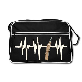 Battements de cœur Fallas de Valencia Trueno - Sac Retro - noir/blanc - Devant
