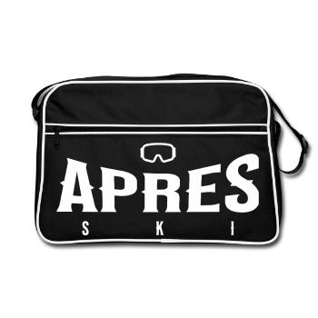 Après-ski - Sac Retro - noir/blanc - Devant