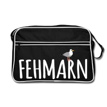 Mouette de Fehmarn - Sac Retro - noir/blanc - Devant