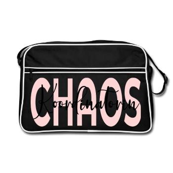 Maman Coordinateur du Chaos - Sac Retro - noir/blanc - Devant
