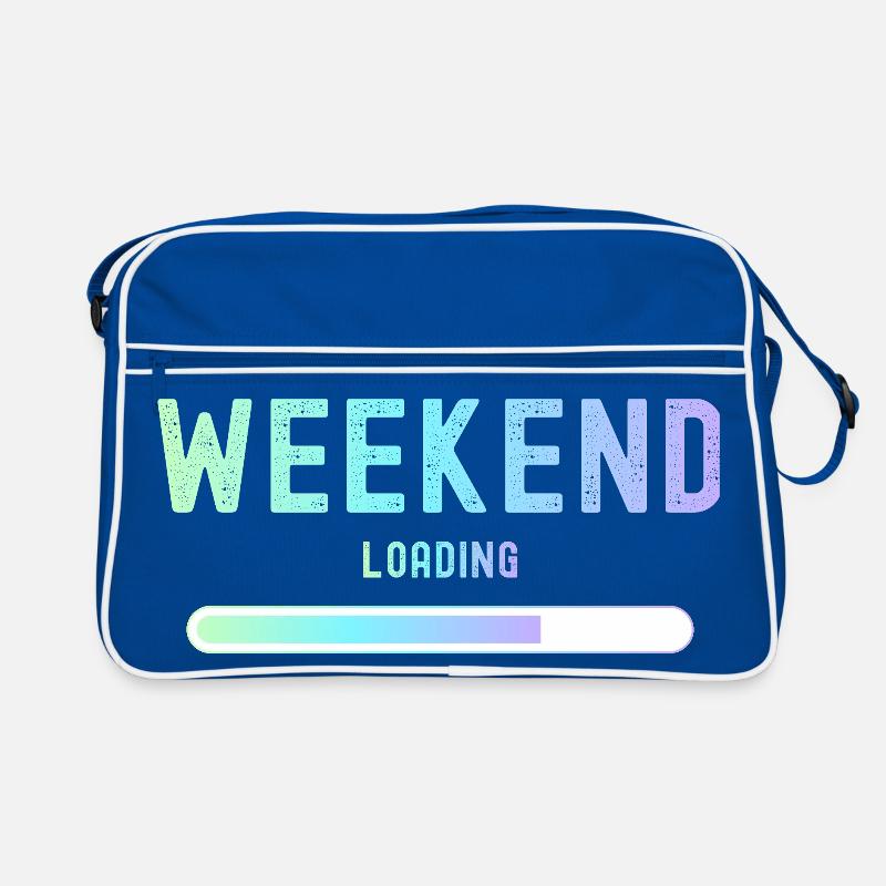 Weekend loading Wochenende und Freizeit Retro Tasche
