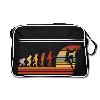 Évolution du design rétro de l’escalade - Sac Retro - noir/blanc - Devant