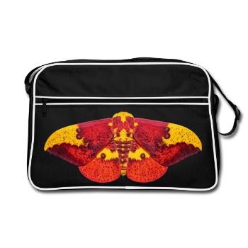 Imperial Moth Eacles imperialis - Sac Retro - noir/blanc - Devant
