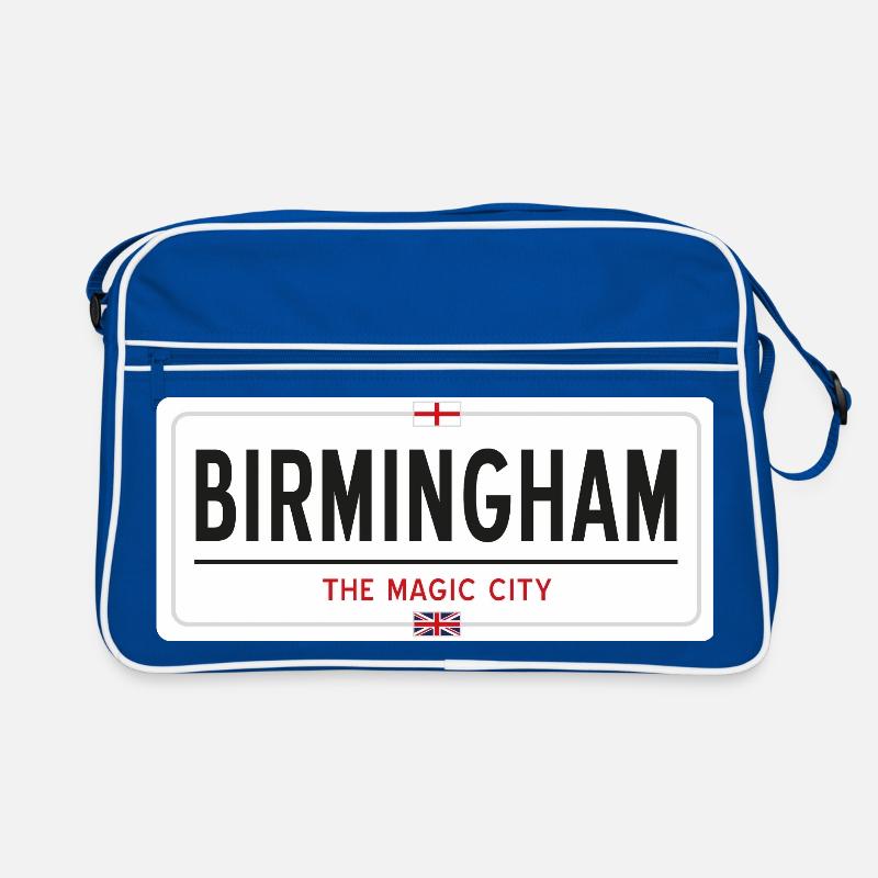 Birmingham place name sign Retro Bag