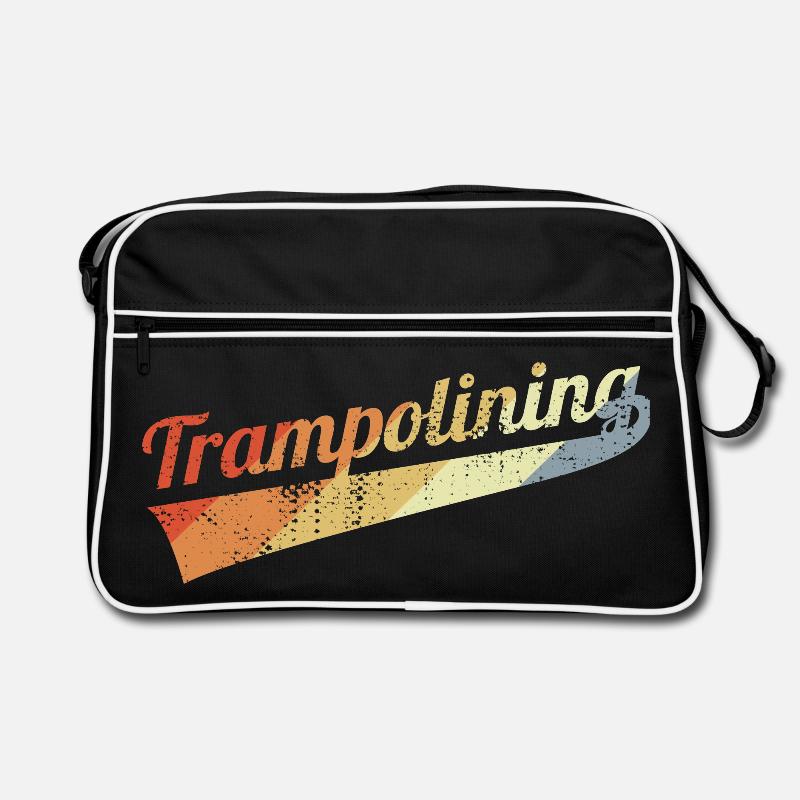 Vintage Trampoline Jumping Retro Bag