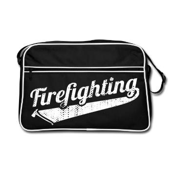 Firefighters - Retro Bag - black/white - Front