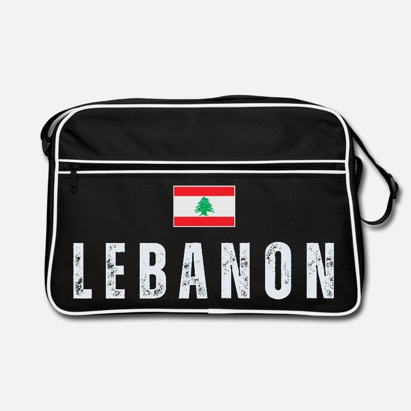 Fier drapeau libanais du Liban Sac Retro
