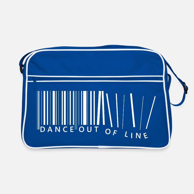 Danser hors de la ligne - Code-barres Sac Retro